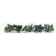Summer Bushes - Assembled -- 1-3/8′ 3.5cm pkg(5), All Scales, Busch Gmbh & Co Kg 6061