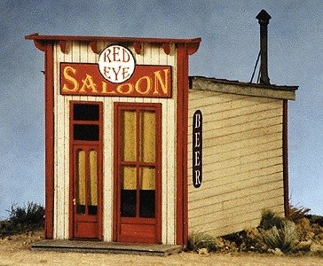 Red Eye Saloon -- 2 x 3-3/8′, HO, B.T.S. 27460