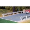 Highway Guardrail pkg(6) -- 21-1/8′ 53.7cm, HO, Pikestuff 13