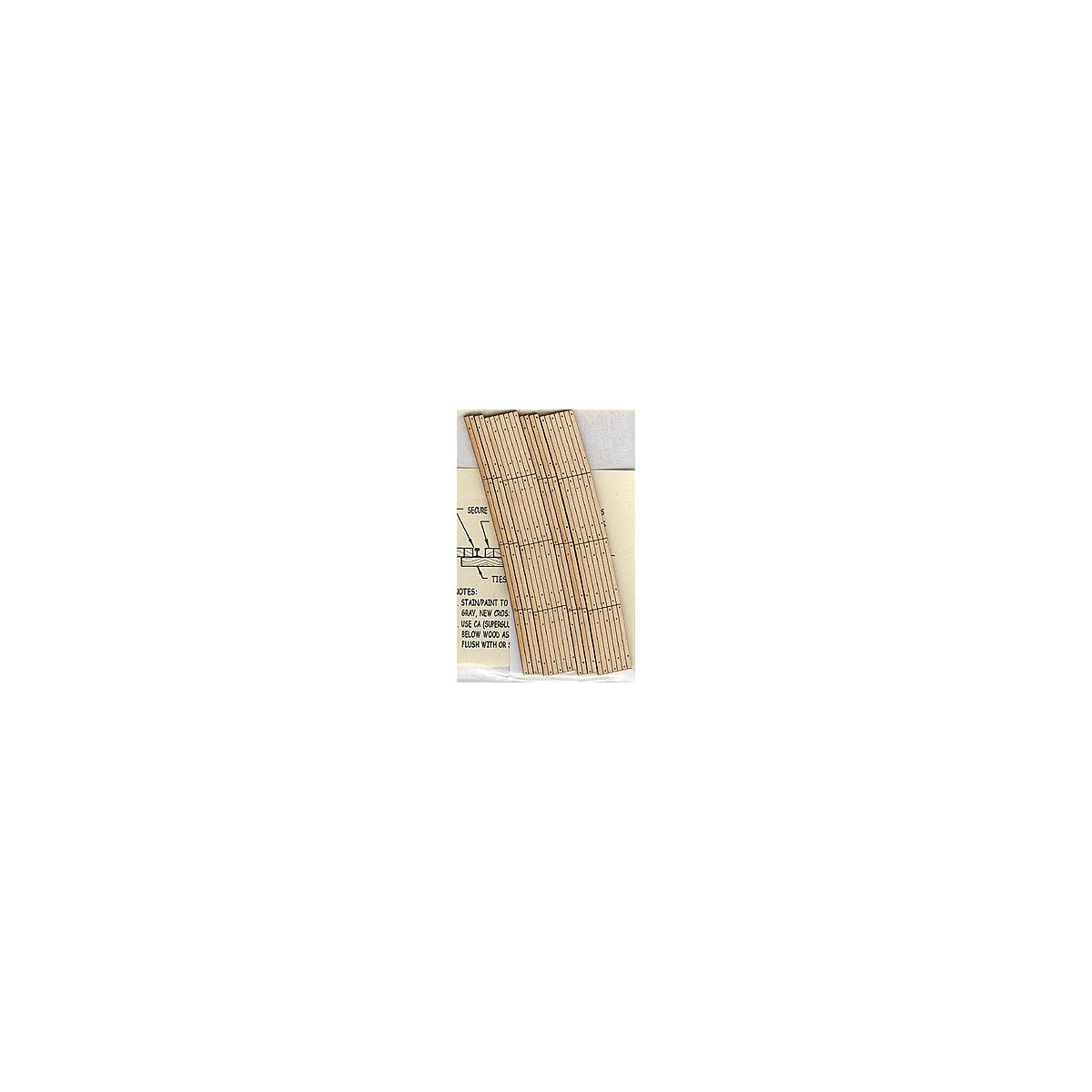 Laser-Cut Curved 2-Lane Wood Grade Crossing pkg(2) -- 22′ 55.9cm Radius, HO, Blair Line 127