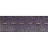 Flexible Self-Adhesive Paved Roadway -- Solid White Outside, Dash White Center - 3-1/8 x 78-3/, HO, Busch Gmbh & Co Kg 7086