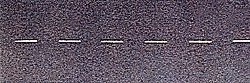 Flexible Self-Adhesive Paved Roadway -- Solid White Outside, Dash White Center - 3-1/8 x 78-3/, HO, Busch Gmbh & Co Kg 7086