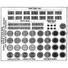 Manhole Covers & Storm Drains -- Printed on Adhesive Backed Paper, HO, Blair Line 162