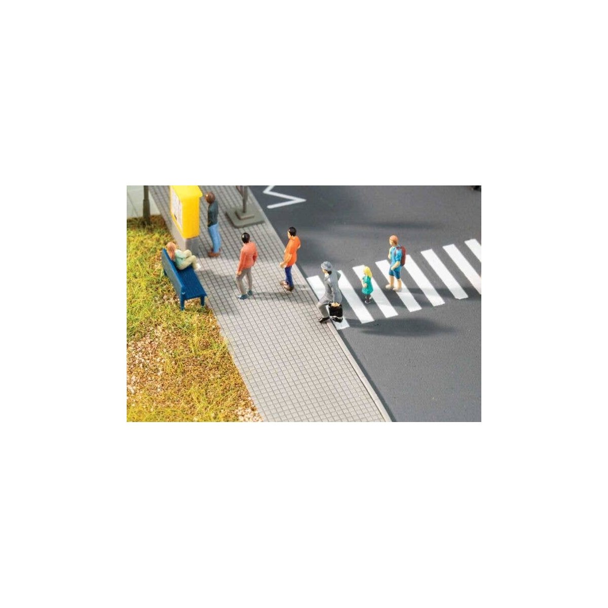 Self-Adhesive Road Surface Sheet -- Sidewalk, HO, Faller Gmbh 170313