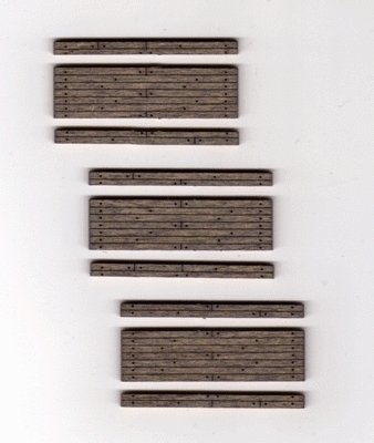 1-Lane Wood Grade Crossing -- Kit - 1-3/4′ 4.4cm, HO, Blair Line 114