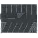 Flexible Paved Parking Lot - Self-Adhesive -- Gray, White Markings - 7-7/8 x 6-3/16′ 20 x 16c, HO, Busch Gmbh & Co Kg 9713