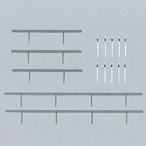 Crash Barriers & 40 Marker Posts, N, Faller Gmbh 272452