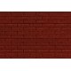 Flexible Dark Red Brick Pavers Sheet pkg(2) -- Medium for HO Scale: 3-3/4 x 12′ 9.5 x , All Scales, Chooch Enterprises 8669