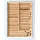 Wood Depot Baggage Cart Crossing, Laser Cut Wood Kit pkg(3), HO, Blair Line 123