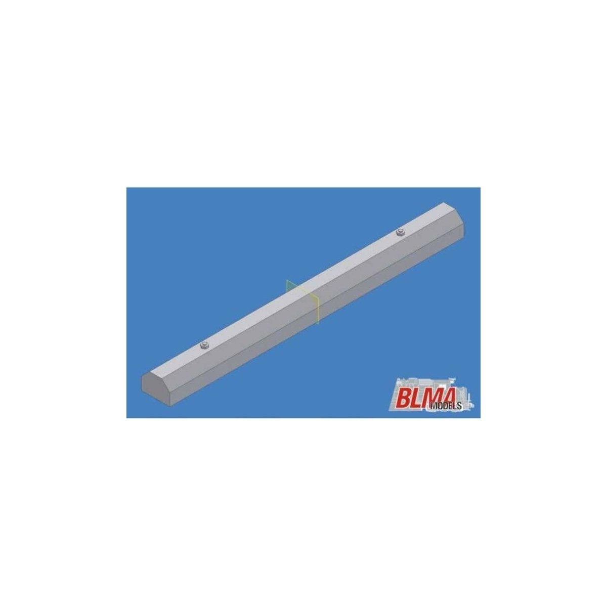 Concrete Automobile Stop -- pkg(24), Z, Atlas Model Railroad Co. BLMA8108