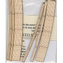 Laser-Cut Curved 2-Lane Wood Grade Crossing pkg(2) -- 15′ 38.1cm Radius, HO, Blair Line 125