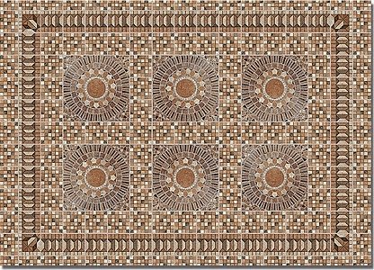 Printed Surface Sheets pkg(2) Each 8-1/4 x 5-13/16 x 1/64′ 210 x 148 x 0.6 -- Rustic Flagston, HO, Busch Gmbh & Co Kg 7414