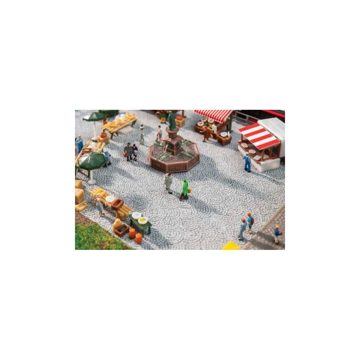 Self-Adhesive Road Surface Sheet -- Roman Cobblestone (light gray), N, Faller Gmbh 272312