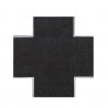 Weathered Asphalt Street 90-Degree Intersection -- 5-7/8 x 5-7/8′ 15 x 15cm, HO, Vollmer Gmbh 48261