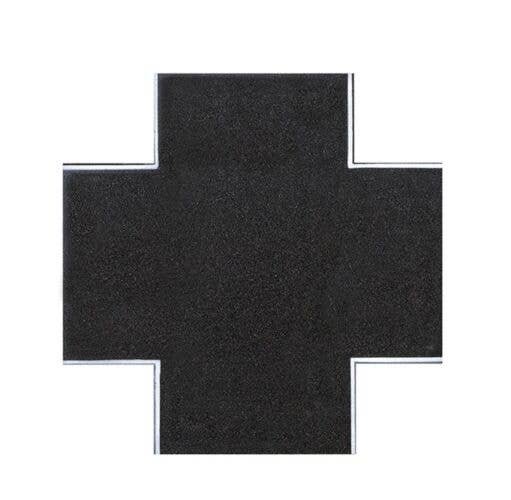 Weathered Asphalt Street 90-Degree Intersection -- 5-7/8 x 5-7/8′ 15 x 15cm, HO, Vollmer Gmbh 48261