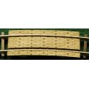 Grade Crossing pkg(2) -- 11′ Radius Curve - Fits Code 100 Rail, N, GCLaser 1273
