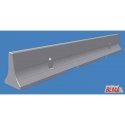 Concrete K-Rail Barrier -- pkg(12), Z, Atlas Model Railroad Co. BLMA8107