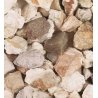 Quartz Stone Boulders -- Dark - 8-1/8oz 230g, HO, Busch Gmbh & Co Kg 7135