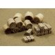 Hay Bales -- 15 Round and 20 Rectangular, HO, JTT Miniature Tree 95582