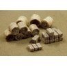 Hay Bales -- 15 Round and 20 Rectangular, HO, JTT Miniature Tree 95582