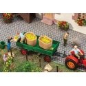 Wooden Casks and Tubs -- 2 of Each, HO, Faller Gmbh 180972