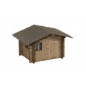 Laser-Cut Wood Kit -- Forest Lodge - 1-3/8 x 1-1/8 x 7/8′ 3.5 x 2.8 x 2.2cm, N, Noch Gmbh & Co 14634