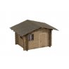 Laser-Cut Wood Kit -- Forest Lodge - 1-3/8 x 1-1/8 x 7/8′ 3.5 x 2.8 x 2.2cm, N, Noch Gmbh & Co 14634