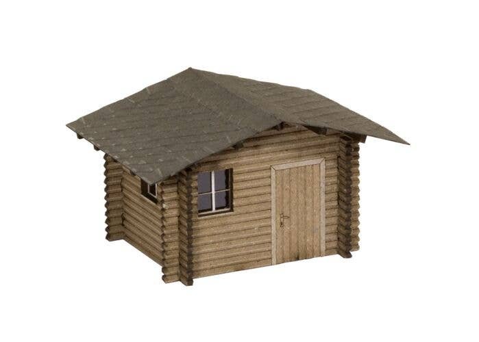 Laser-Cut Wood Kit -- Forest Lodge - 1-3/8 x 1-1/8 x 7/8′ 3.5 x 2.8 x 2.2cm, N, Noch Gmbh & Co 14634