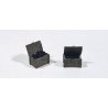 Two-Piece Coal Box - Package of 2, HO, Durango Press 79