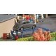 Complete Miniature Scene -- Oil Change Ramp, VW Old Beetle, Barrels, Figure, HO, Busch Gmbh & Co Kg 7829