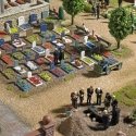 Cemetery - Kit -- Includes 14 Tombstones, 10 Wreaths, 10 Wood Crosses & More, HO, Busch Gmbh & Co Kg 1090