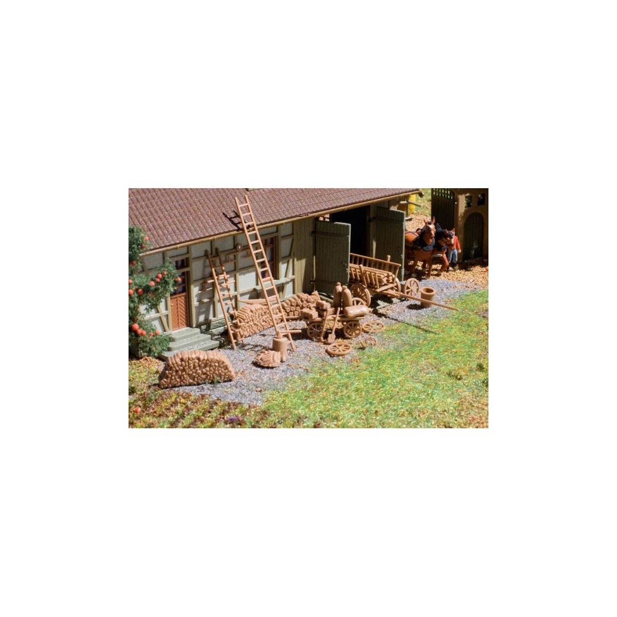 Farm Details - Kit, HO, Vollmer Gmbh 43699