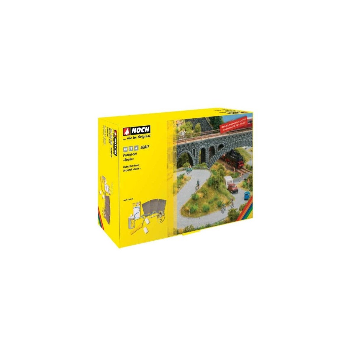 Road-Highway Scenery Set with How-To Video DVD, All Scales, Noch Gmbh & Co 60817