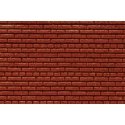 Flexible Dark Red Brick Wall Sheet 2-Pack -- Medium for HO Scale: 3-3/4 x 12′ 9.2 x 30, All Scales, Chooch Enterprises 8623