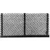 Chain Link Fence -- Kit - Mesh & Rod - 48′ 122cm, HO, Plastruct Inc 90451