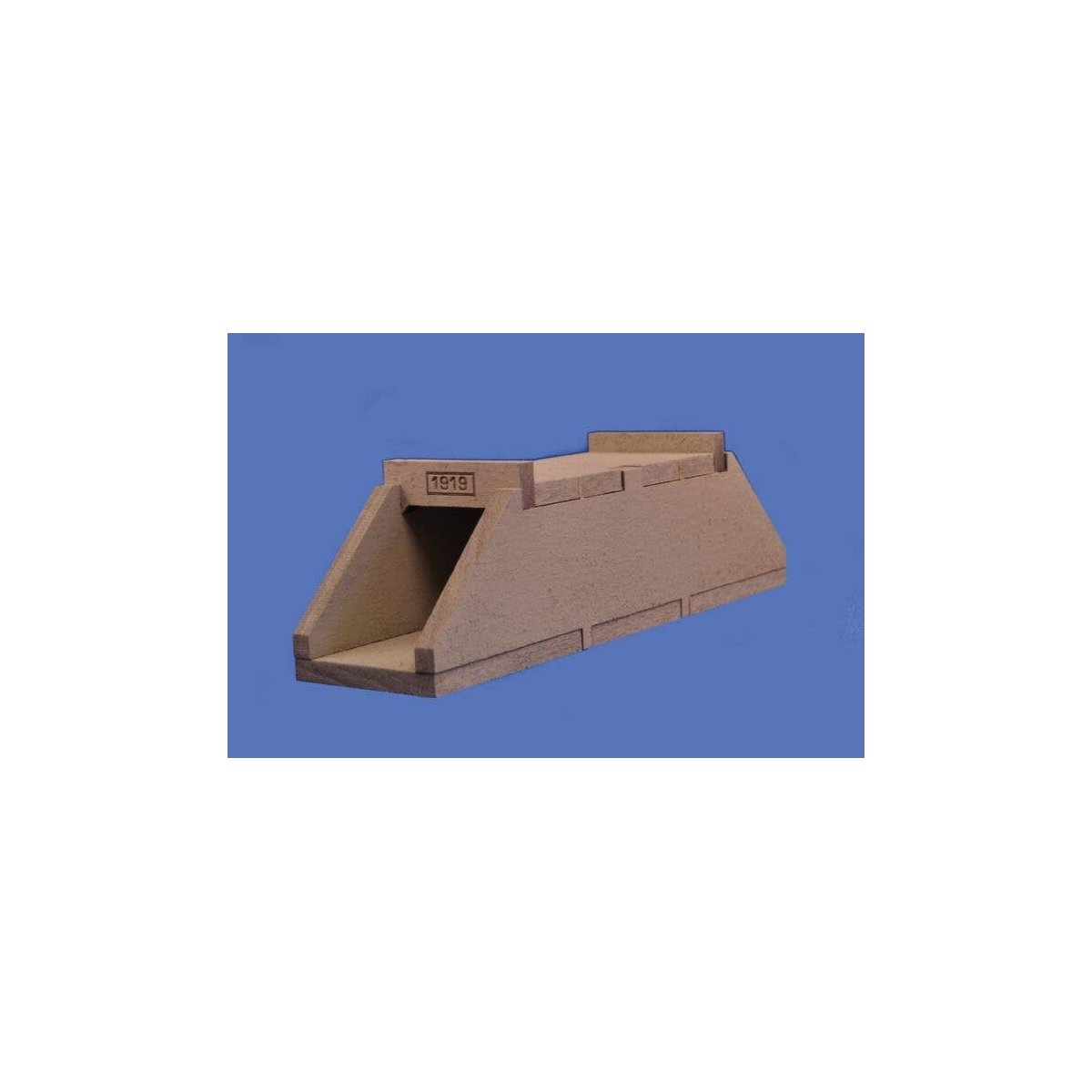 Concrete Box Culvert -- 3-7/8 x 1 x 1′ 9.8 x 2.5 x 2.5cm, HO, Blair Line 2807