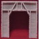 Tunnel Portal - Single Track -- Timber 4-1/4 x 4′ 11 x 10.5cm, HO, Pre-Size Model Specialities 101