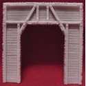 Tunnel Portal - Single Track -- Timber 4-1/4 x 4′ 11 x 10.5cm, HO, Pre-Size Model Specialities 101