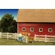 Barn Yard Fence - Kit -- Scale 170′ 51.8m, HO, Monroe Models 2310