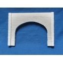 Double Track Tunnel Portal -- Concrete - 2-3/4 x 3-5/8′ 6.9 x 9cm, N, Pre-Size Model Specialities 214