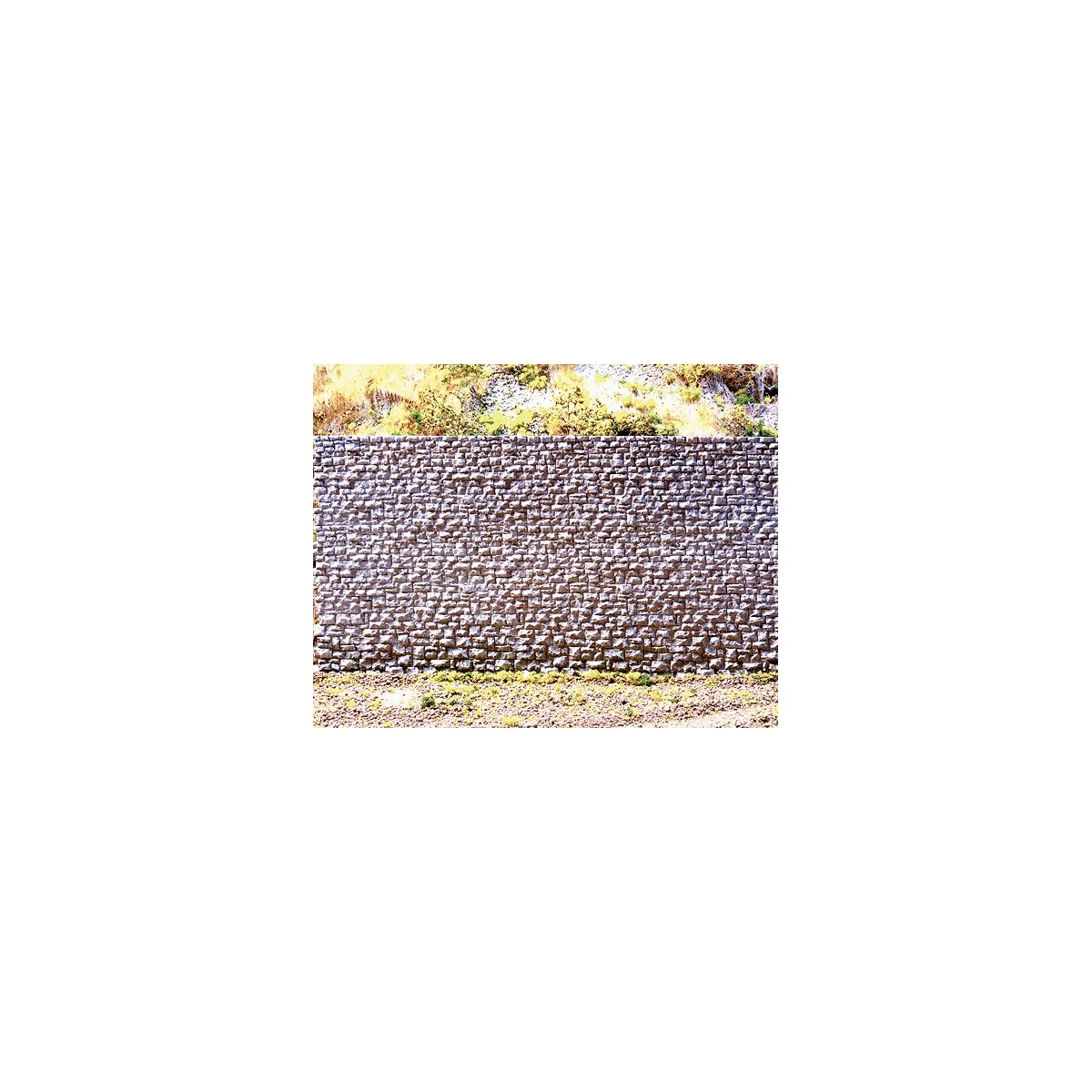 Random Stone Retaining Wall -- Small - 6-3/4 x 3-5/8′ 16.8 x 9cm, All Scales, Chooch Enterprises 8300
