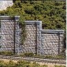 Cut Stone Retaining Wall -- pkg(3), All Scales, Woodland Scenics 1259