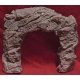 Tunnel Portal - Single Track -- Blasted Rock Tunnel Portal Rough Square, HO, Pre-Size Model Specialities 117