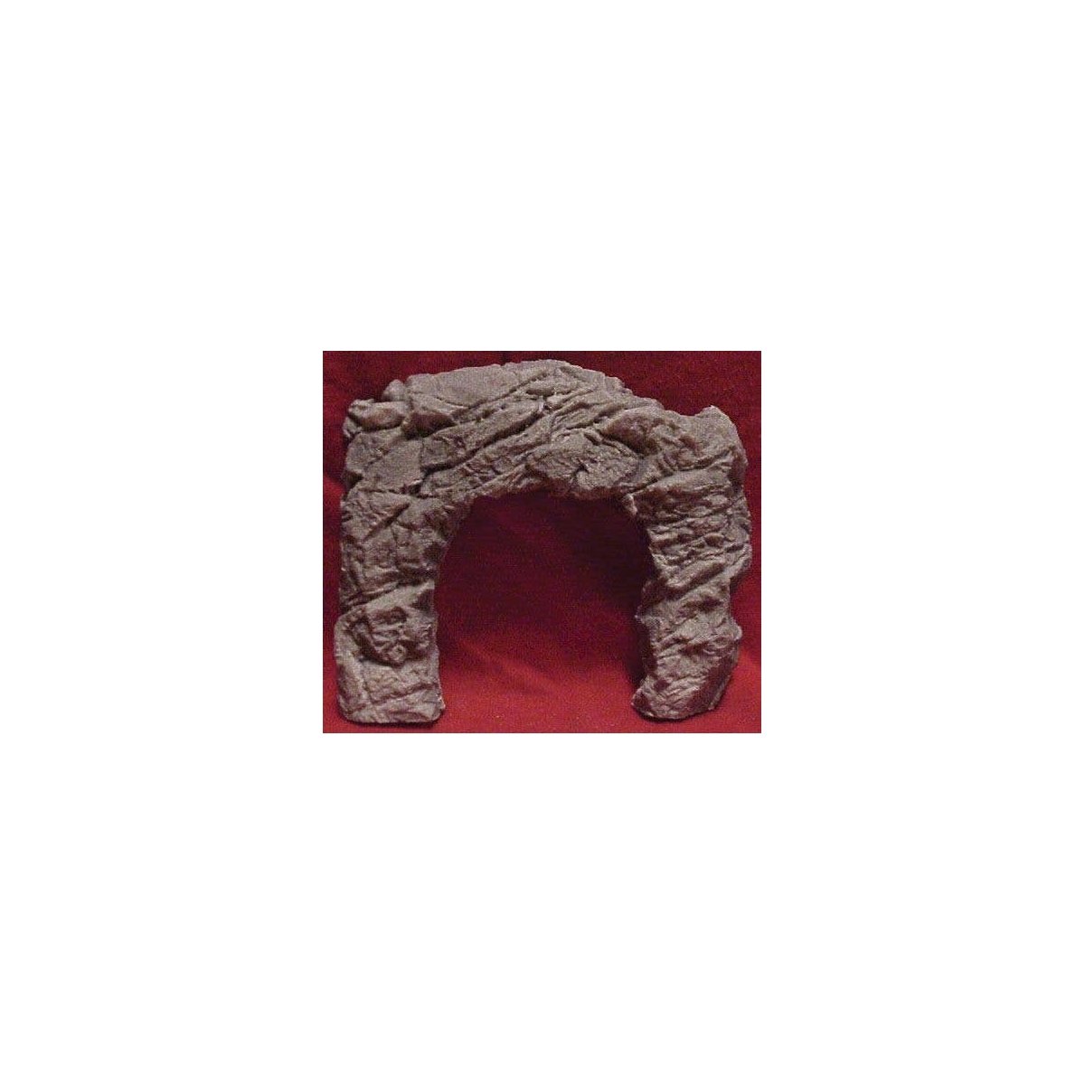 Tunnel Portal - Single Track -- Blasted Rock Tunnel Portal Rough Square, HO, Pre-Size Model Specialities 117