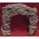 Tunnel Portal - Single Track -- Blasted Rock Tunnel Portal Rough Square, HO, Pre-Size Model Specialities 117