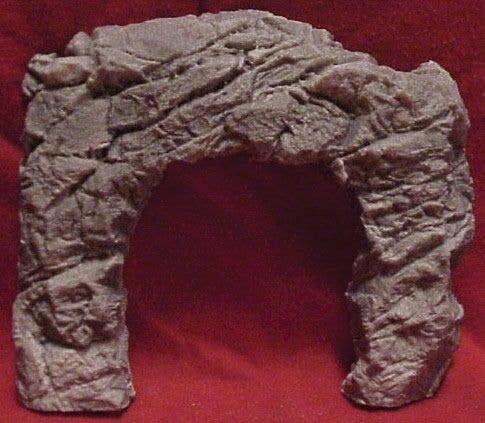 Tunnel Portal - Single Track -- Blasted Rock Tunnel Portal Rough Square, HO, Pre-Size Model Specialities 117