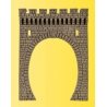 Single-Track Tunnel Portal -- 2-1/8 x 2-13/16′ 5.4 x 7.2cm, N, Vollmer Gmbh 48600