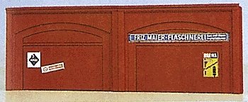 Arcade Arched Walls -- With Enclosed Windows pkg(2), HO, Brawa Modellspielwaren 2882