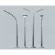 Streetlight Set pkg(4) -- Nonoperating, N, Faller Gmbh 272453
