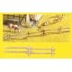 Field Fence -- 2-1/4 x 1/4′ 5.8cm x .7cm pkg(18), N, Noch Gmbh & Co 33010